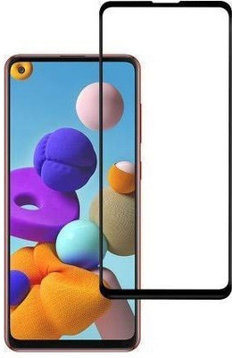 Dolphin Edge To Edge Tempered Glass for Samsung A21S(Pack of 1)
