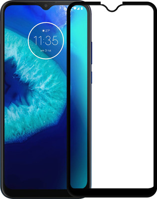 Karpine Edge To Edge Tempered Glass for Motorola Moto G8 Power Lite(Pack of 1)