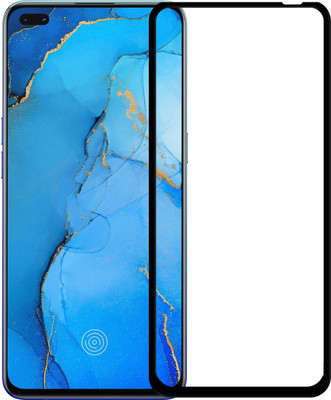 Karpine Edge To Edge Tempered Glass for Oppo Reno3 Pro(Pack of 1)