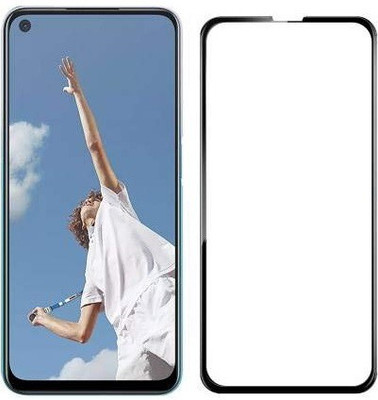 HI-TECH Edge To Edge Tempered Glass for Oppo A52(Pack of 1)