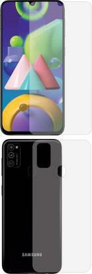 RUNEECH Front and Back Screen Guard for Samsung Galaxy M21(Pack of 2)