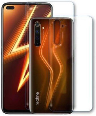 WowSimp Front and Back Tempered Glass for Realme 6 Pro(Pack of 1)