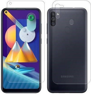 WowSimp Front and Back Tempered Glass for Samsung Galaxy M11(Pack of 1)