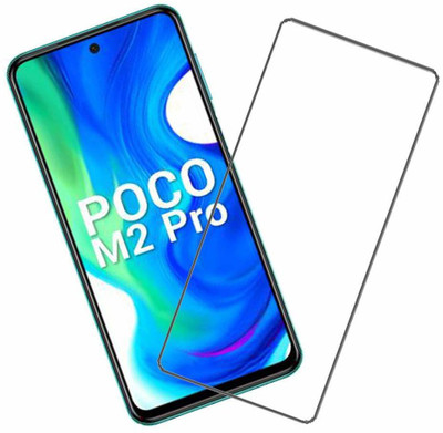 Caseline Edge To Edge Tempered Glass for Poco M2 Pro(Pack of 1)
