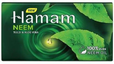HAMAM Neem Tulsi & aloe vera (pack of 6 )(6 x 100 g)