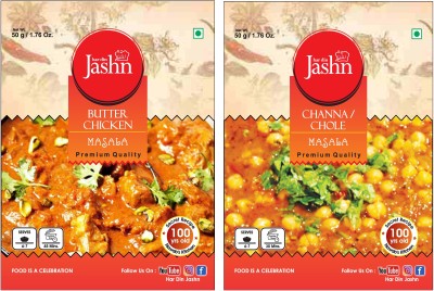 har din jashn Masala Combo Pack of 2 (Butter Chicken & Chole )(2 x 50 g)