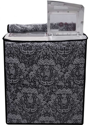 Vsnap Semi-Automatic Washing Machine  Cover(Width: 83 cm, Grey)