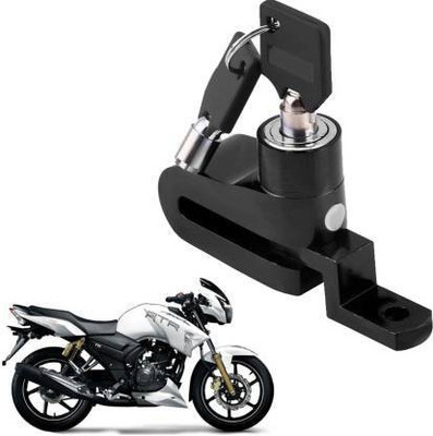 Ubom Motorcycle Lock Security Bicycle Motorbike Disc Brake Lock Protection DISC Lock Wheel Lock(Black)