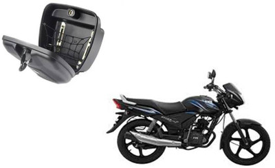 Buras Luggage Box Black Plastic Motorbike Saddlebag