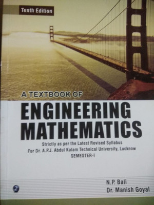 A Textbook of Engineering Mathematics (GBTU) Sem-I(English, Paperback, Goyal Manish Dr.)