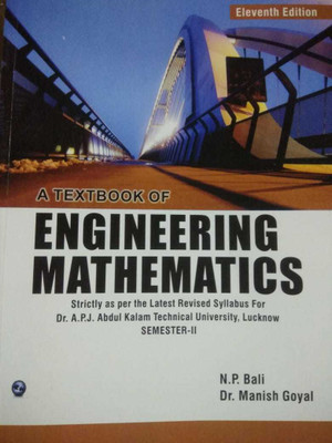 A Textbook of Engineering Mathematics SEM-II (U.P. Technical University, Lucknow)(English, Undefined, Goyal Manish)