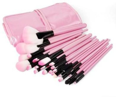 SHAGGY 24 Piece Makeup brush Set With Storage Pouch(Pack of 24)