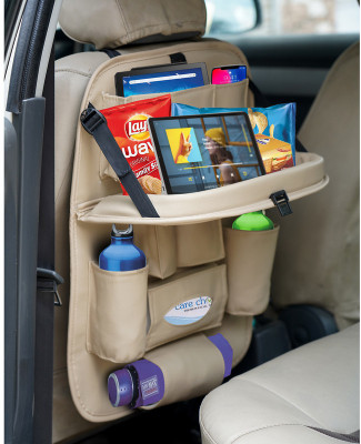 akhilesh PU Leather Car Back Seat Organizer Storage Bag & Bin Car Multi Pocket(10 L)