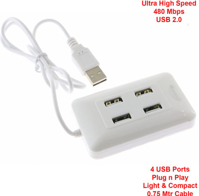 QHMPL QHM_6633 QHM6633 USB Hub(White)