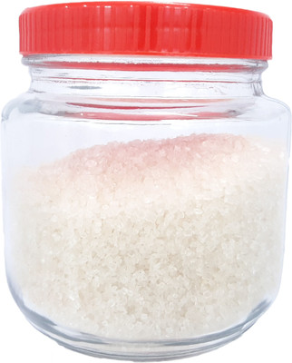 Siddharth Collection Glass Tea Coffee & Sugar Container  - 500 ml(Pack of 2, Clear)