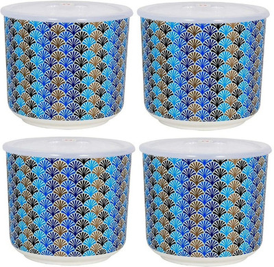 SAURA Plastic Utility Container  - 600 ml(Pack of 4, Blue)
