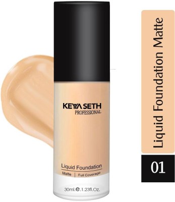 KEYA SETH AROMATHERAPY Full Coverage Liquid Matte Foundation-Shade 01 Foundation(Shade 01, 30 ml)