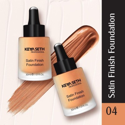 KEYA SETH AROMATHERAPY Satin Finish Foundation- Shade 04 Foundation(beige, 60 ml)