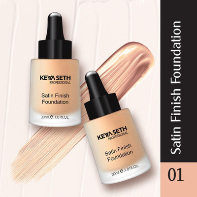 KEYA SETH AROMATHERAPY Satin Finish Foundation- Shade 01 Foundation(Beige01, 30 ml)