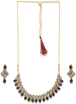 CATALYST Alloy Gold-plated Blue, Gold Jewellery Set(Pack of 1)