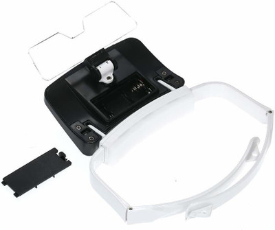 Pia International LED Head light with Hands Free 3X Magnifying Glass(Black, White) Pia International LED Head light with Hands Free 3X Magnifying Glass(Black, White)
