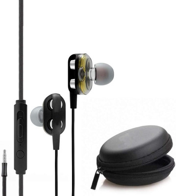 Meyaar Headphone Accessory Combo for All Smartphones with 3.5mm jack(Black)