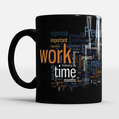 Sublikraft Motivational Quote Ceramic Coffee Mug(330 ml)
