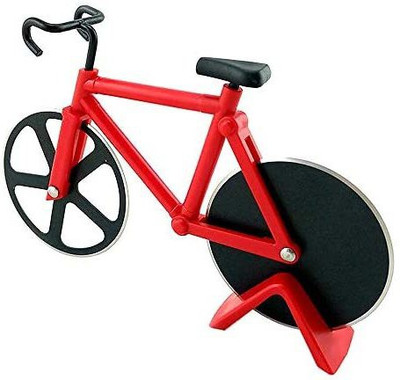 aaradhya Cycle Shape Pizza Cutter Wheel Pizza Cutter(Stainless Steel)