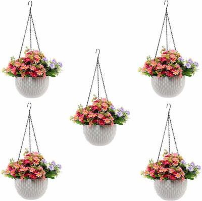 VirajSanchi Virajsanchi Plant Container Plant Container Set(Pack of 5, Plastic)