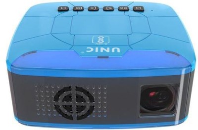 UNIC UC 20 mini projector support AAV/HDMI/USB/SD with 60 Lumens (60 lm) Portable Projector(Multicolor)