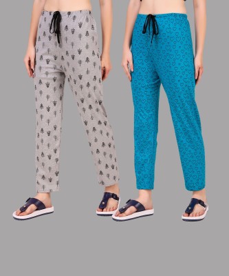 Christy World Printed Women Multicolor Track Pants