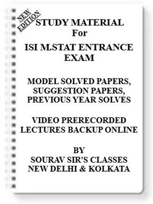 Study Notes Material On Isi M.stat [ Pack Of 6 Books ] For 2021-2022 With Model Question Papers + Topicwise Analysis + Mcq Questions + Special Practice Set(Spiral, SOURAV SIR'S CLASSES)