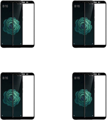 Cravemart Edge To Edge Tempered Glass for Mi A2(Pack of 4)