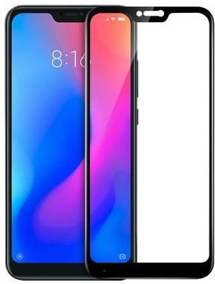 HOBBYTRONICS Edge To Edge Tempered Glass for Mi Redmi 6(Pack of 1)
