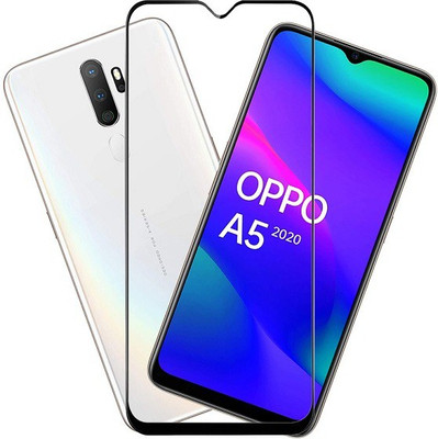KARTRAY Edge To Edge Tempered Glass for Oppo A5 2020(Pack of 1)