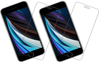 KARTRAY Tempered Glass Guard for Apple iPhone SE 2020(Pack of 2)