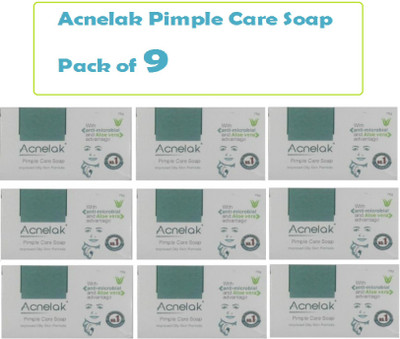 Acnelak PIMPLE CARE SOAP..(PACK OF 9)(9 x 8.33 g)