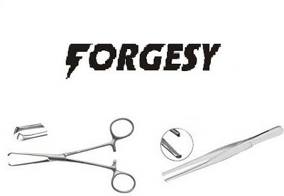 Forgesy Tissue Forcep and Dissecting forcep (set of 2) Utility Forceps