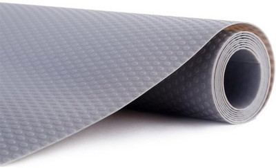 DBR Rectangular Pack of 1 Table Placemat(Grey, Linen)