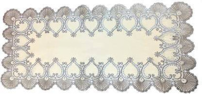 DEEPP COLLECTION Silver 80 cm Table Runner(PVC)