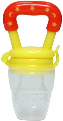 brikshi BPA Free Feed Nibbler Fruit Nibbler/Silicone Pacifier Feeder for Baby Yellow Feeder(Yellow)