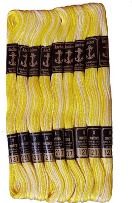 ANCHOR Multicolor Thread(8 m Pack of10)