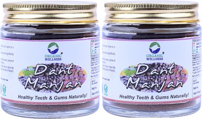 ORGANIC WELLNESS Dant Manjan (Pack of 2, 50 Gram each)(100 g, Pack of 2)