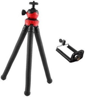 Meraki Wonder Camera Flexible Tripod, Cell Phone Tripod 12 Inch Gorilla Tripod Lightweight Bendable Tripod with Heavy Duty Smartphone Stand, Compatible for Action Camera etc. (With Holder) Tripod(Black, Supports Up to 2000 g) Meraki Wonder Camera Flexible Tripod, Cell Phone Tripod 12 Inch Gorilla Tripod Lightweight Bendable Tripod with Heavy Duty Smartphone Stand, Compatible for Action Camera etc. (With Holder) Tripod(Black, Supports Up to 2000 g)