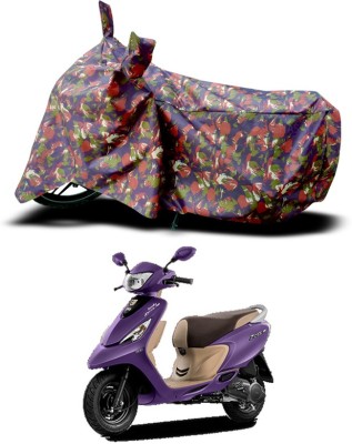 ANTHUB Two Wheeler Cover for TVS(Scooty Zest 110, Multicolor)