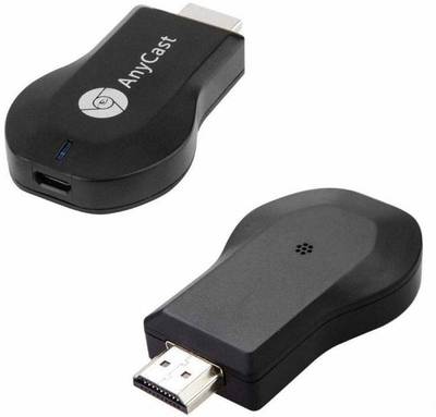 SrO Anycast WiFi HDMI Dongle & Wireless Display for TV\Laptop\Desktop\Tablet Compatible with All Smartphone Media Streaming Device (Black) 1080 inch Blu-ray Player