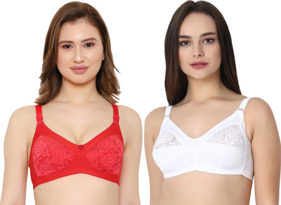 KYODO Women Full Coverage Non Padded Bra(Multicolor)