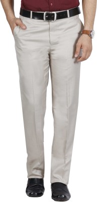 McHenry Regular Fit Men Cream Trousers