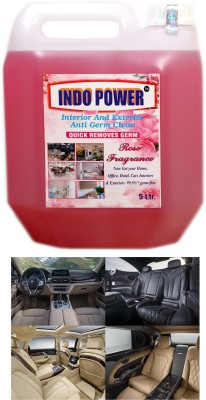 INDOPOWER F036- Disinfectant Sanitizer Spray ANTI GERM CLEAN (QUICK REMOVES GERM) ROSE 5ltr.(5000 ml)