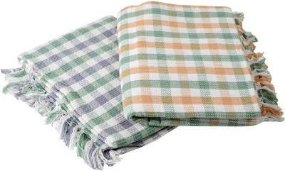 Sitatex Cotton 300 GSM Hair, Bath, Beach Towel Set(Pack of 2)